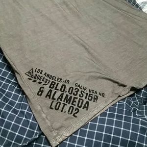 Light Charcoal Gray Guess Jeans T-shirt